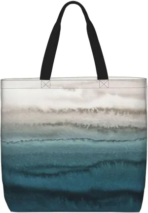 WITHIN THE TIDES Print Tote Bag,Multi-functional Reusable,Lightweight Crossbody,Work,Travel,Everyday Use
