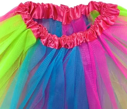 Women Clown Accessories Costume Set Circus Outfit Fancy Outfits Rainbow Tutu Adult Costume Halloween Cosplay