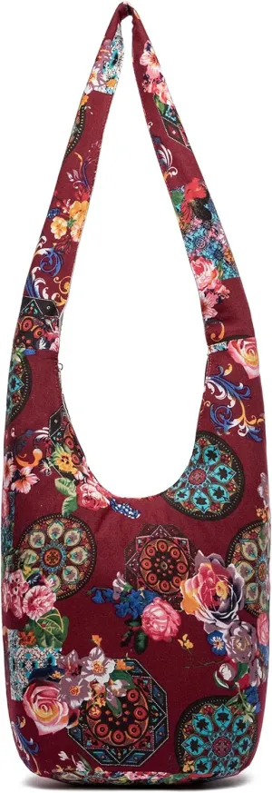 Women Shoulder Handbags Fashion canvas Hippie Crossbody Bags Bohemian Animal Prints Hobo Bags