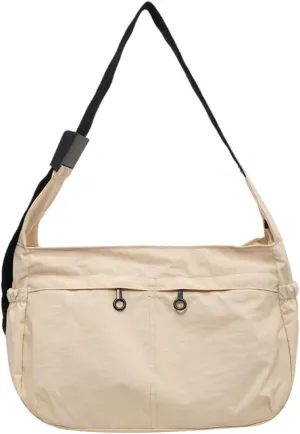 Women's casual shoulder bag, women's waterproof nylon dumpling bag, crossbody bag