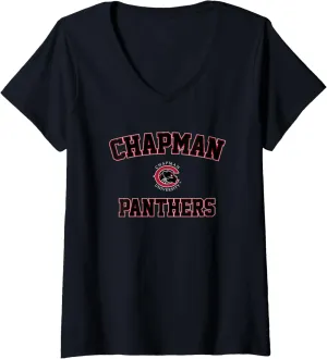 Womens Chapman University Panthers Campus Classic V-Neck T-Shirt