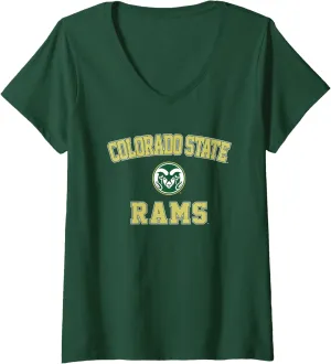 Womens Colorado State University Rams Campus Classic V-Neck T-Shirt
