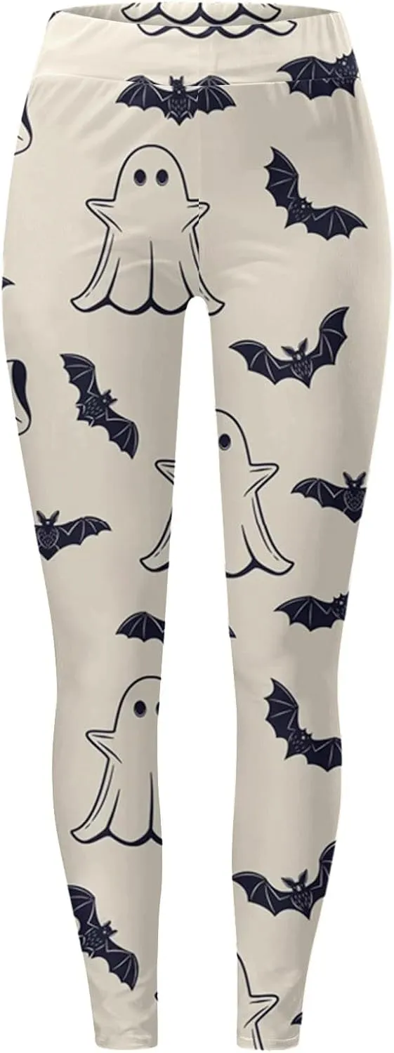 Women's Halloween Graphic Skinny Leggings Leggings Workout Sport Trousers Pants Womens Halloween Leggings 2024 Fall