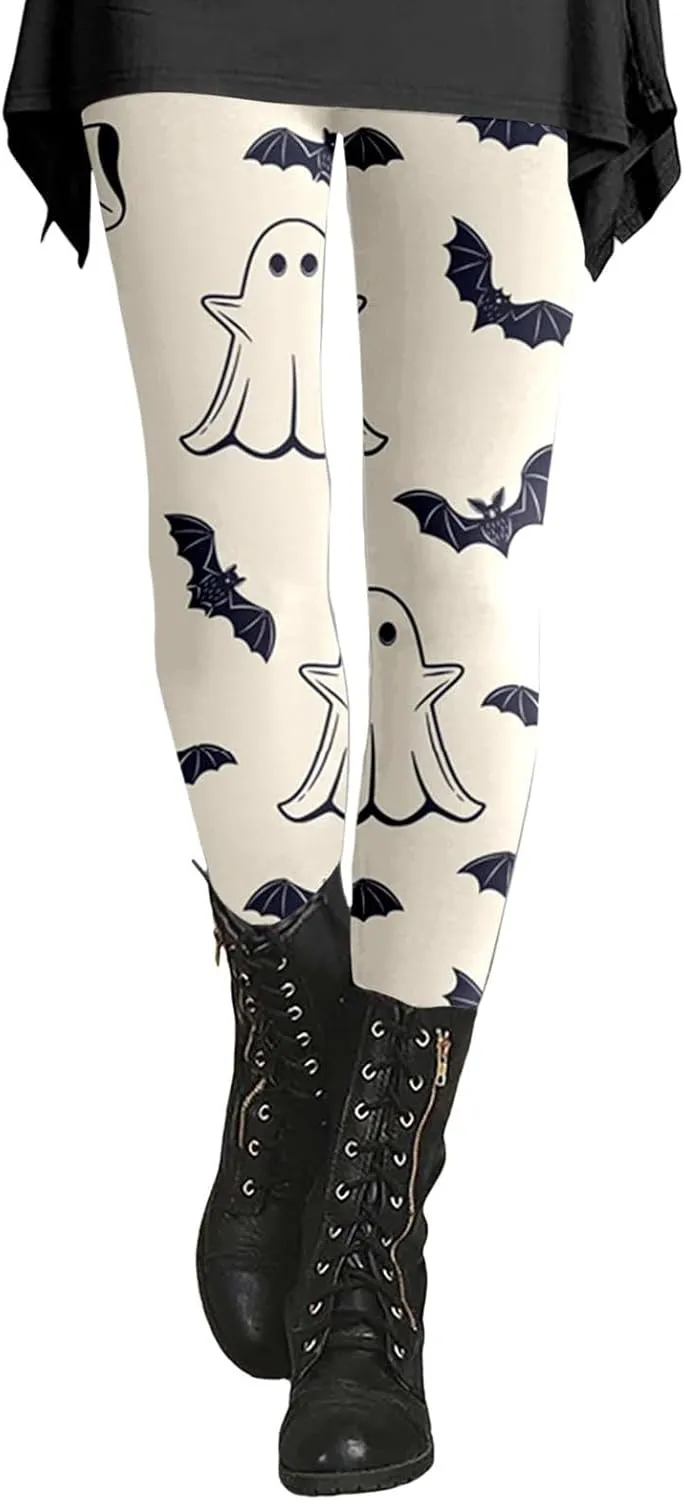 Women's Halloween Graphic Skinny Leggings Leggings Workout Sport Trousers Pants Womens Halloween Leggings 2024 Fall
