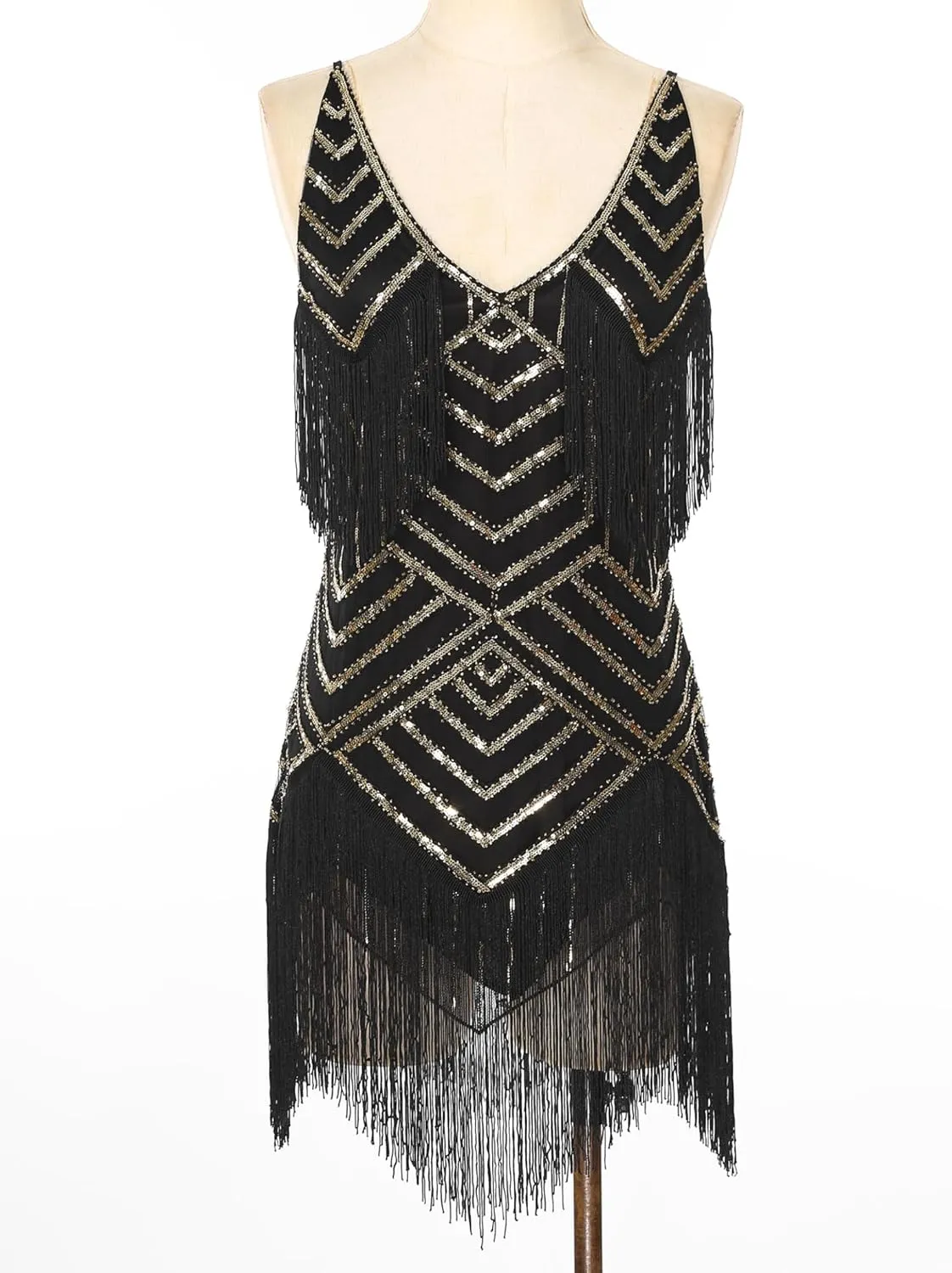 Women's Sexy Latin Dance Dress Fringe Bodycon Dress Flapper Cocktail Dress Samba Tango Dance Costume