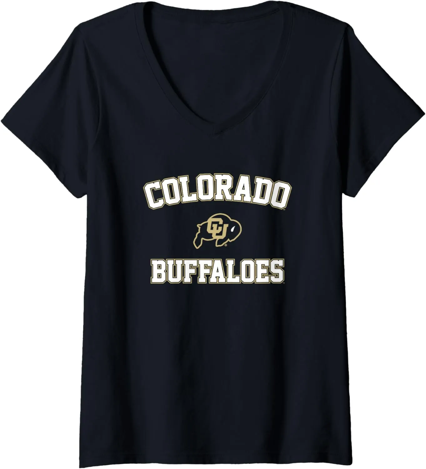 Womens University of Colorado Buffaloes Campus Classic V-Neck T-Shirt