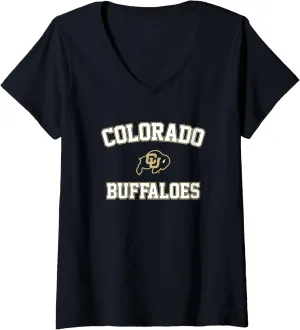 Womens University of Colorado Buffaloes Campus Classic V-Neck T-Shirt