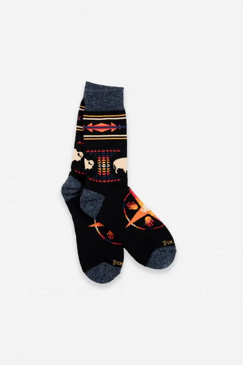Wool Blend - Big Medicine Crew Socks