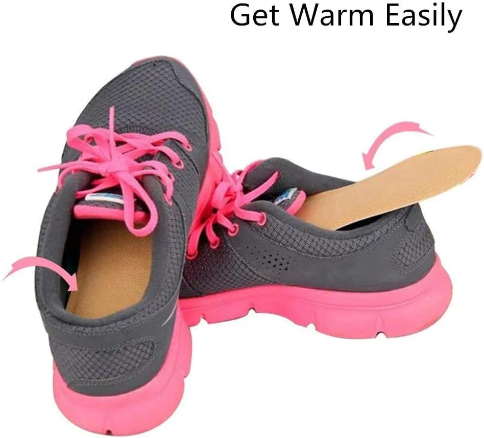 WORLD-BIO Disposable Insole Foot Warmers 7/10/16/40 Pairs Value Pack, Provide 12 Plus Hour Heating, Long Lasting Safe Natural Odorless Air Activated Warmer for Toe Hand Body, Hot Foot Warmers for Kids