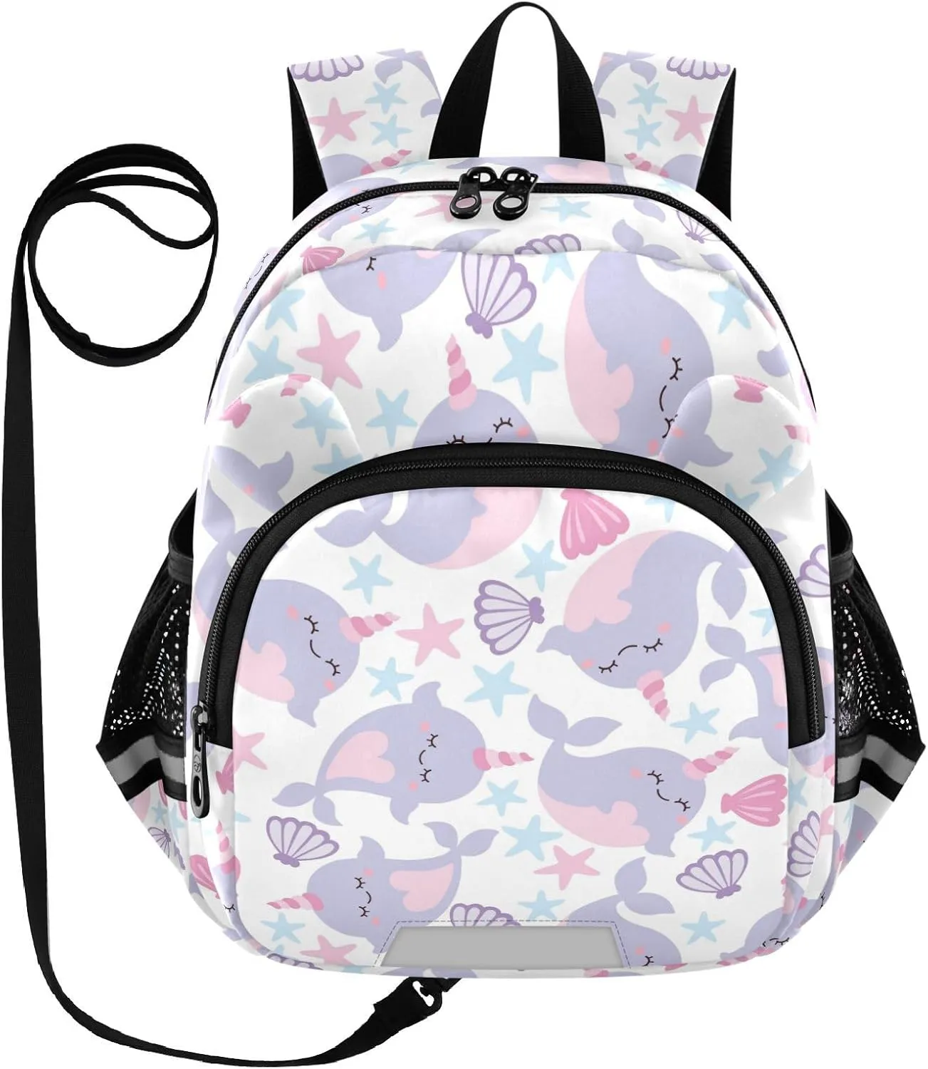 Wusikd Kids Backpack Cute Narwhal Toddler Bags Schoolbag for Girls Boys Kindergarten Student S