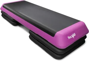 Yes4All Multi-Functional Aerobic Step Platform Adapter/Versatile Stepper Platform With Pilate Bar And Resistance Band
