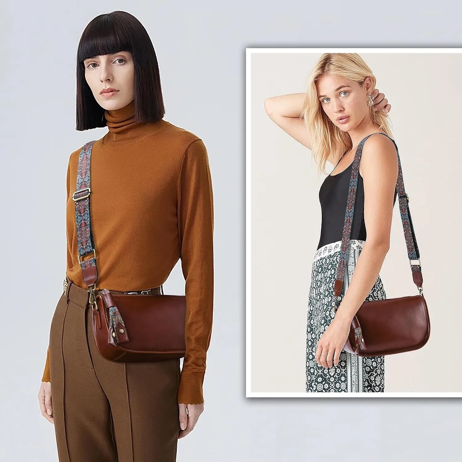 Yonami Genuine Leather Crossbody Bags for Women - Crossbody Bags for Women Trendy - leather Small Purses for Women