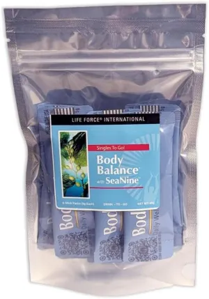 Youngevity Body Balance Sticks Land & Sea Plant Based Nutrition - Sea Vegetables, Kelp, Nori, Honey, Aloe Vera, and More - 75  Nutrients w/Vitamins, Minerals, Amino Acids 8 Stick Packs