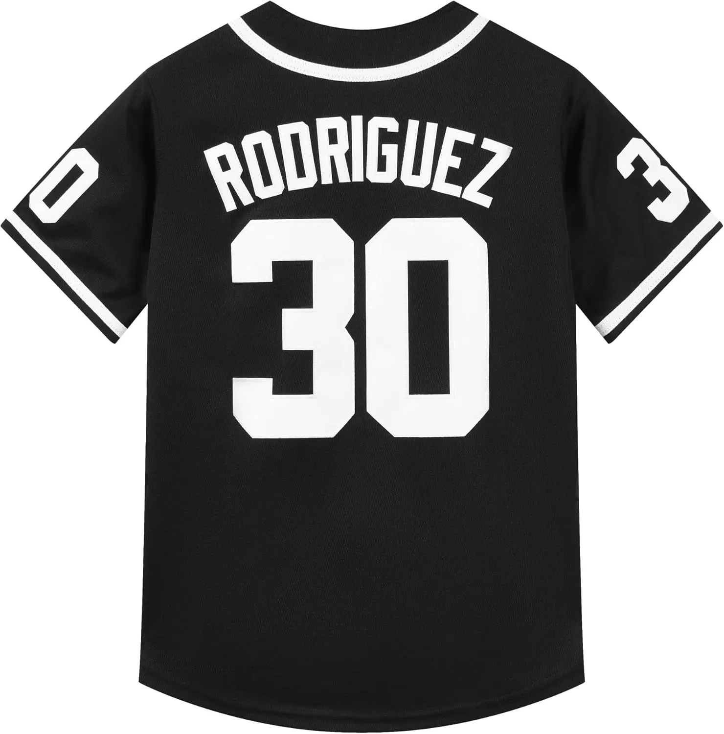 Youth Baseball Jersey #30 Stitched The Sandlot Benny The Jet Rodriguez Movie Kids Baseball Jersey Gift for Kids XS-XL
