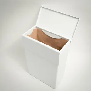 ZCUBE Food Waste Garbage Can/Bin for Composable Paper Bag Fits Bag to Earth Bag- Each bin Includes 10 Bags