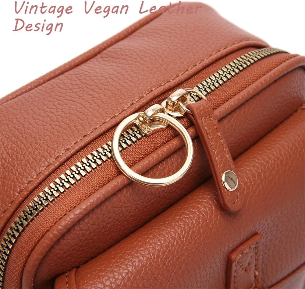 Zealburst Crossbody Leather Bag, Collaboraten1 Crossbody Leather Bag, Urvashi Anti Theft Shoulder Bags Built In Wallet