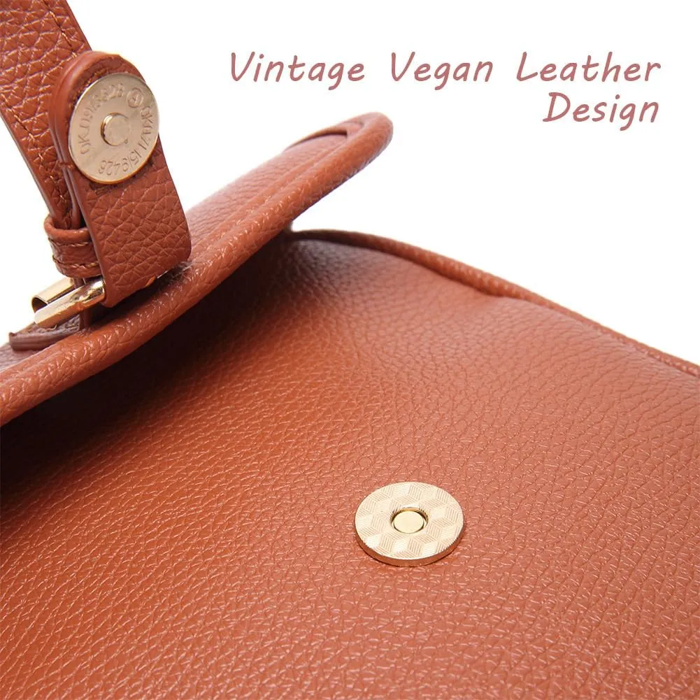 Zealburst Crossbody Leather Bag, Collaboraten1 Crossbody Leather Bag, Urvashi Anti Theft Shoulder Bags Built In Wallet