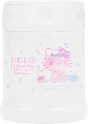 Zojirushi SW-EAE35KT Stainless Steel Food Jar, 12-Ounce, Hello Kitty Collection 50th Anniversary LTD
