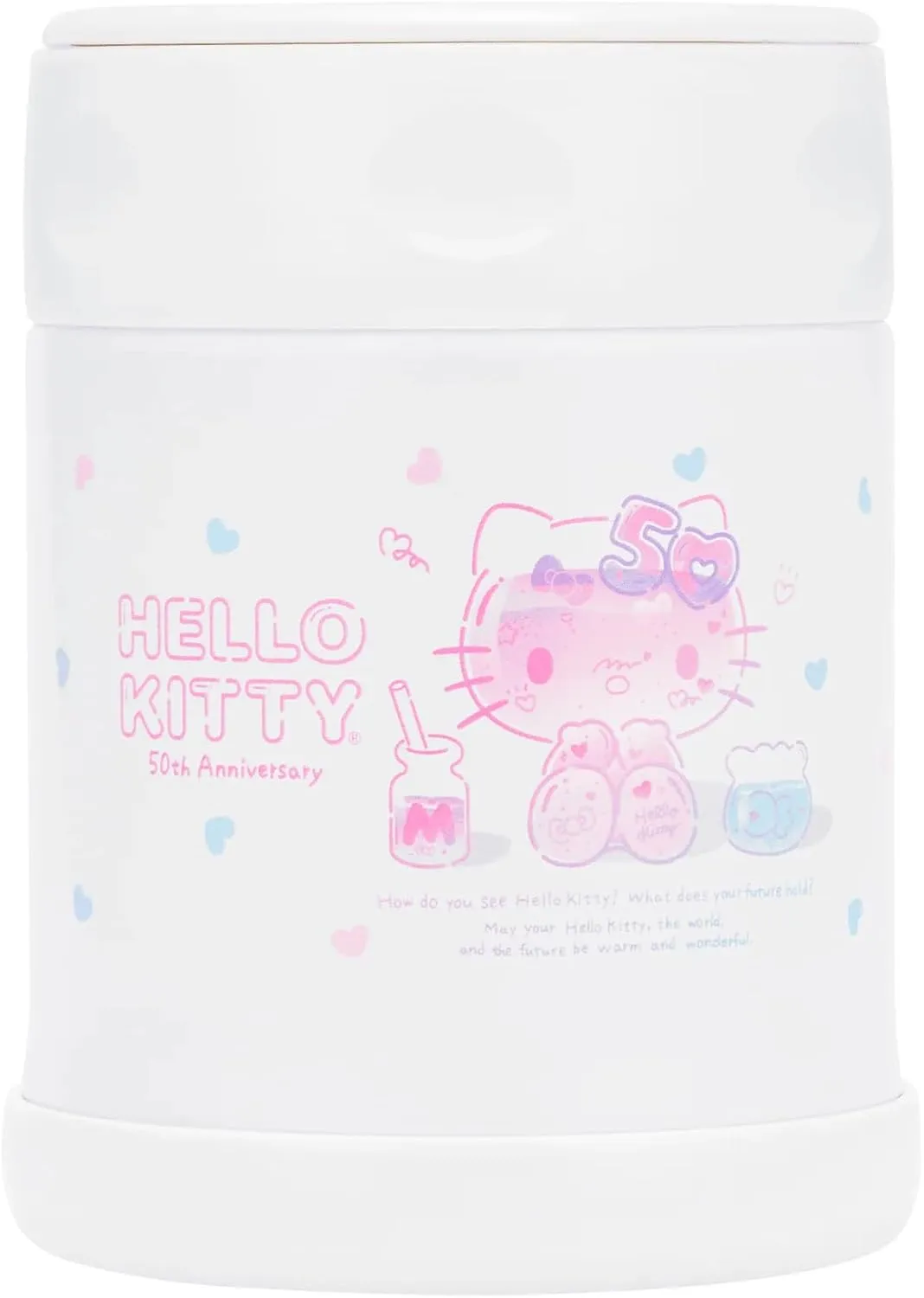 Zojirushi SW-EAE35KT Stainless Steel Food Jar, 12-Ounce, Hello Kitty Collection 50th Anniversary LTD