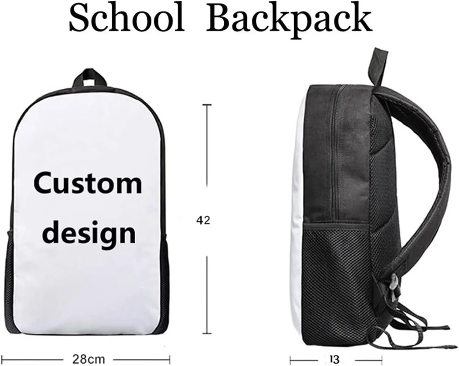 ZOUTAIRONG Custom Name American Black Girls Backpack for School Teens Bookbag Little Girls Elementary Middle School Bag Pack for Kids Ages 6-8 8-12 African Magic Princess Book Bag