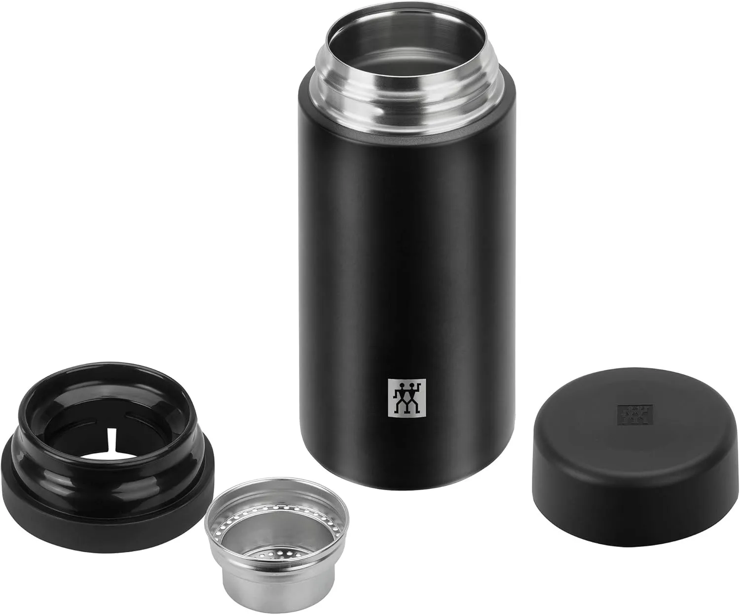 ZWILLING Thermo Tea & Fruit Infuser, 14.2 oz, Matte Black